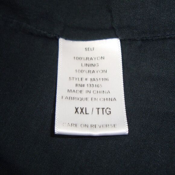 Everleigh Pleated Embroidered Ruffle Trim Sleeveless Dress Size XXL - Picture 7 of 11